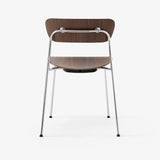 Pavilion AV1 Chair Walnut/Chrome | Fleux | 3