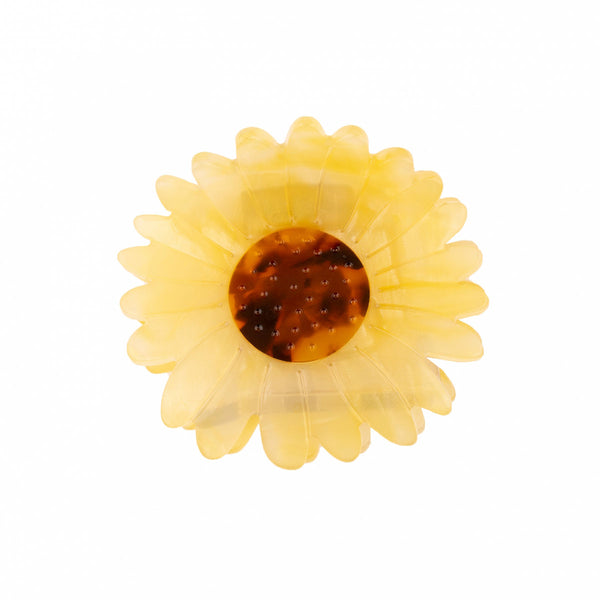 Sunflower hair clip