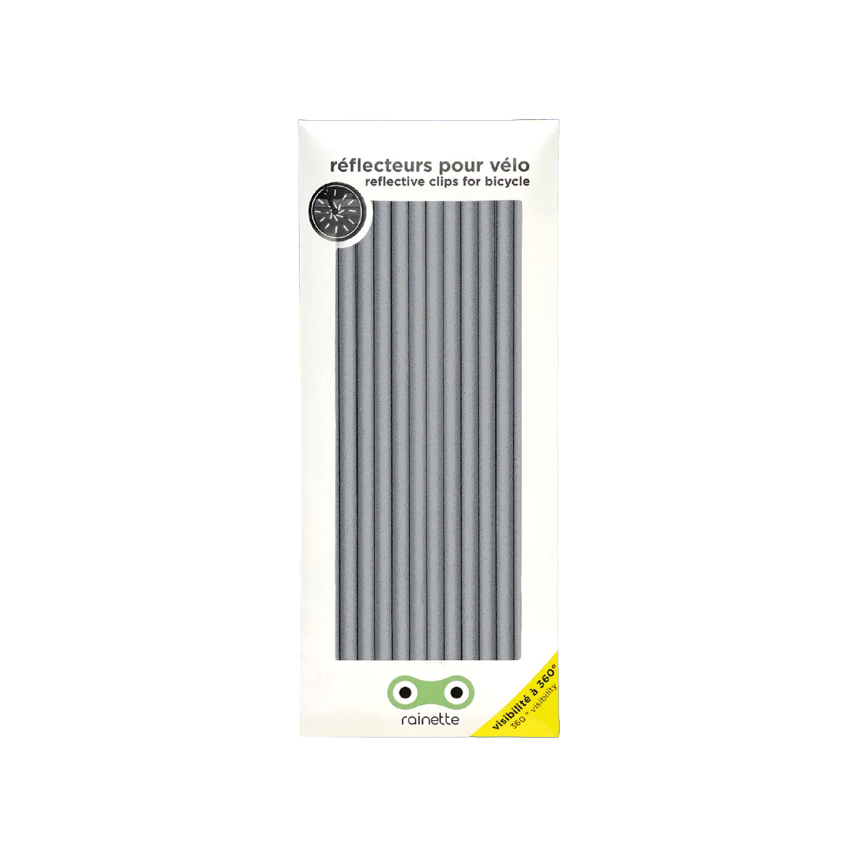 large bike reflectors silver tree frog flowers Fleux