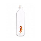 Sea Horse Atlantis bottle in borosilicate glass -1.2L  | Fleux | 2