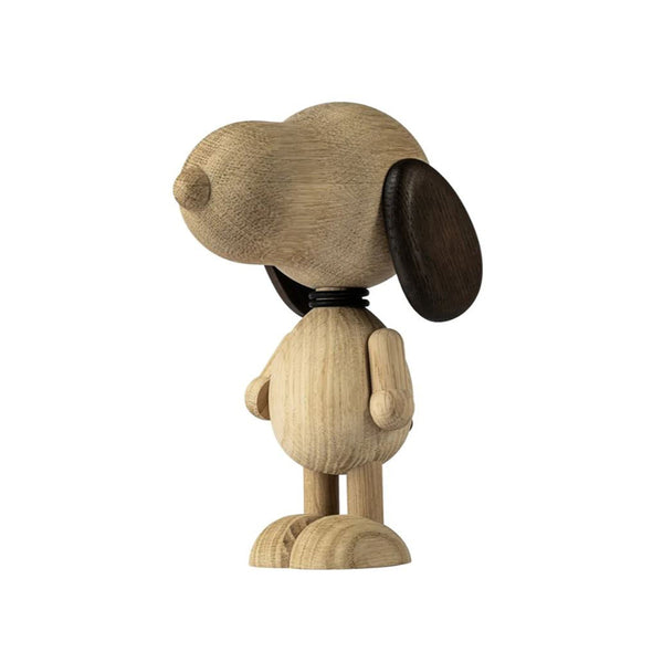 Snoopy figurine - Oak, smoked detail - 22 cm