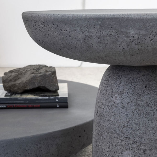 Olo side table - Ø 50 xh 47 cm - Anthracite 