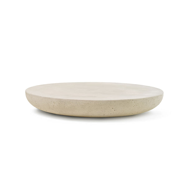 Olo coffee table - Ø 100 xh 15 cm - Ivory