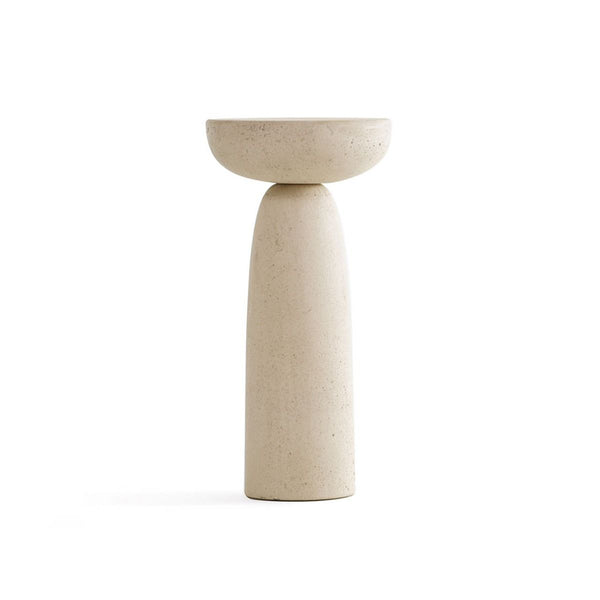 Olo side table - Ø 30 xh 61 cm - Ivory