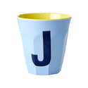 Gobelet Mélamine Lettre N étoiles - 250 Ml - Incassable, Sans BPA - Enfant & Adulte - Vaisselle Camping, Quotidien - 4