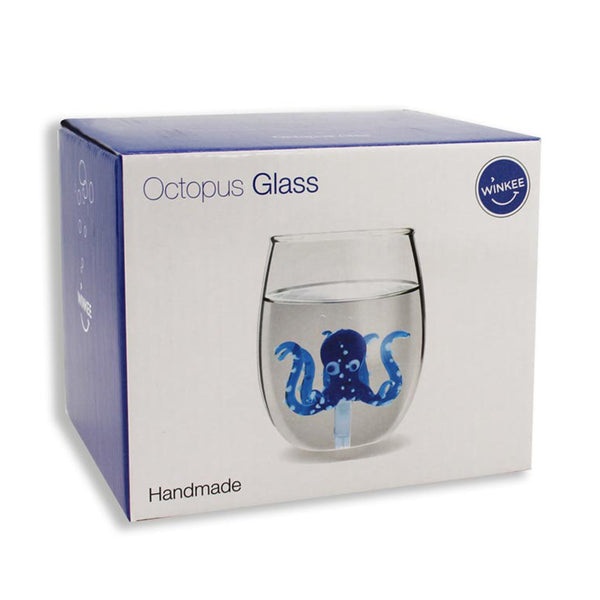 Octopus Glass - Blue