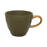 Good Morning ceramic espresso cup Ø 6.3 cm - Green | Fleux | 5