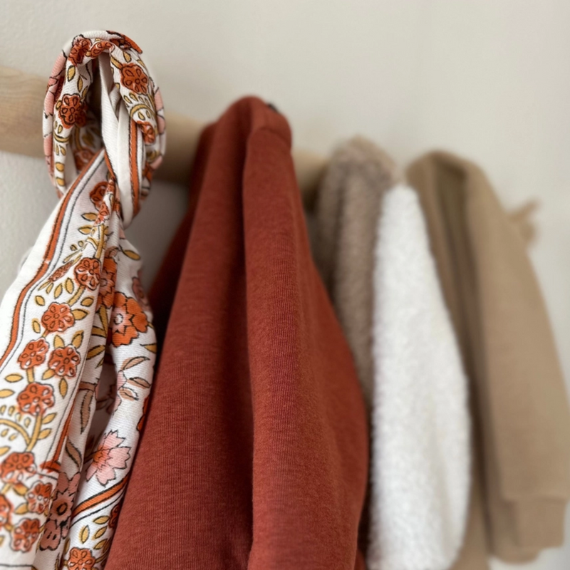 Foulard Delhi Kid Brique