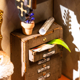 Kit Maison Miniature DIY - The Magic Study | Fleux | 15