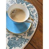 Set de table ovale Offrande à l'amour - Toile de Jouy | Fleux | 34