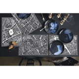 Set de table vinyle plan de Paris Turgot - La Bastille | Fleux | 5