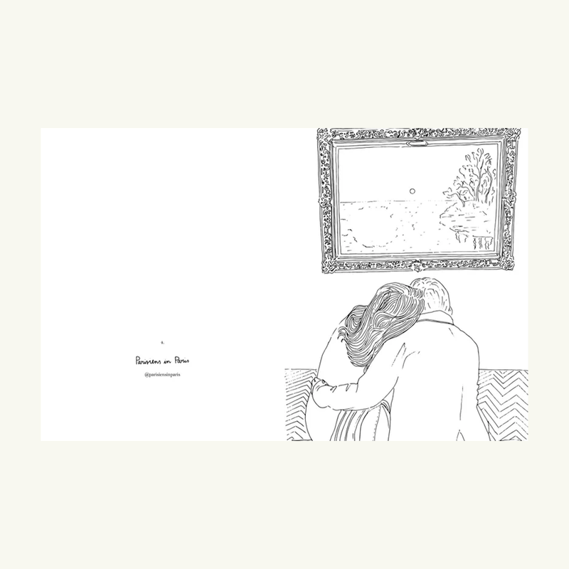 Paris - Collection of Parisian designer coloring pictures