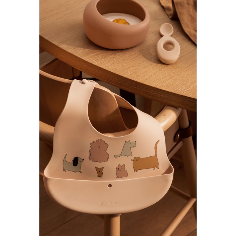 Set de 2 bavoirs Ember - Cats and dogs/Sandy