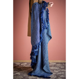 Plaid Herringbone Coton recyclé - Bleu | Fleux | 5