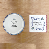 Set de 4 assiettes dessert - Amour en liberté | Fleux | 5