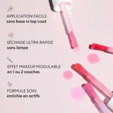 Vernis Soin Active - Glow Cranberry - 15 ml | Fleux | 17