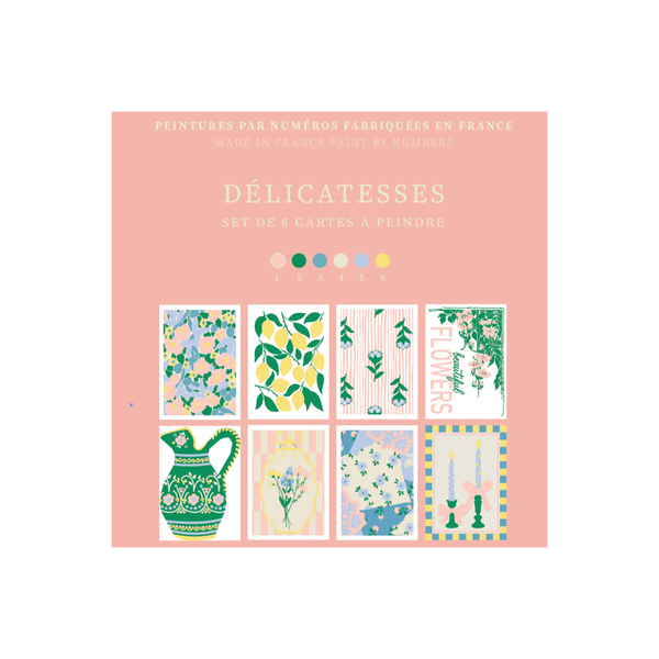 Set de peinture délicatesses
