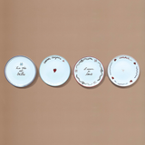 Set de 4 assiettes dessert - Amour en liberté | Fleux | 6