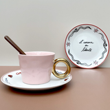 Set de 4 assiettes dessert - Amour en liberté | Fleux | 7