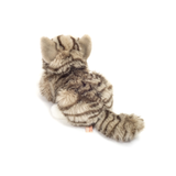 Peluche Chat Gris Rayé allongé | Fleux | 9