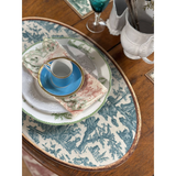 Set de table ovale Offrande à l'amour - Toile de Jouy | Fleux | 35