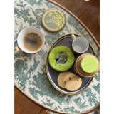 Set de table ovale Offrande à l'amour - Toile de Jouy | Fleux | 46