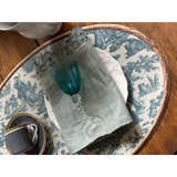 Set de table ovale Offrande à l'amour - Toile de Jouy | Fleux | 37