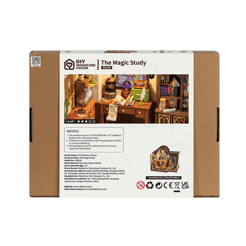 Kit Maison Miniature DIY - The Magic Study