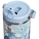 Gourde IceFlow™ Flip Straw 2.0 - Blue Dream Wildflower | Fleux | 4