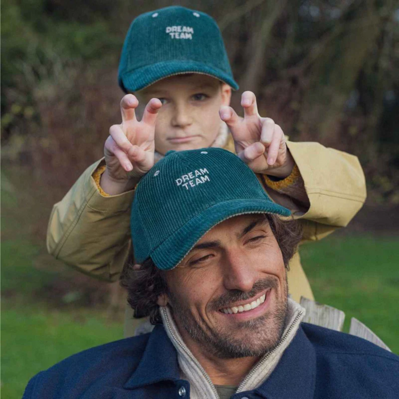 Casquette Velours Drama Dream Team Duck Green