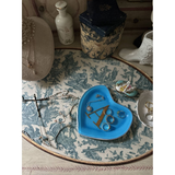 Set de table ovale Offrande à l'amour - Toile de Jouy | Fleux | 39