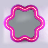 Miroir Supercurve Cadre lumineux Fleur - 118,5 x 108 cm | Fleux | 7
