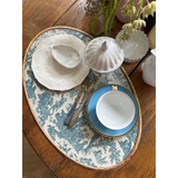 Set de table ovale Offrande à l'amour - Toile de Jouy | Fleux | 40