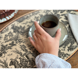 Set de table ovale Offrande à l'amour - Toile de Jouy | Fleux | 55