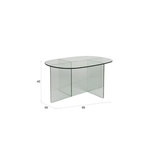 Table basse Linea Transparent | Fleux | 21