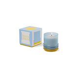Bougie Stacked Blue and Yellow - Zesty Lemon | Fleux | 12