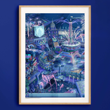 Affiche Officielle des Jeux Olympiques de Paris 2024 - Version Célébration - 50 x 70 cm | Fleux | 4
