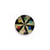 Plateau rond en émail - Benson's Colour Hexagon | Fleux | 3