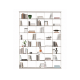 Bibliothèque Krossing L200 x H200 x P20 - Aluminium | Fleux | 2