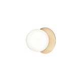 Lampe Liila 1 Medium - nordic gold / opal white | Fleux | 4