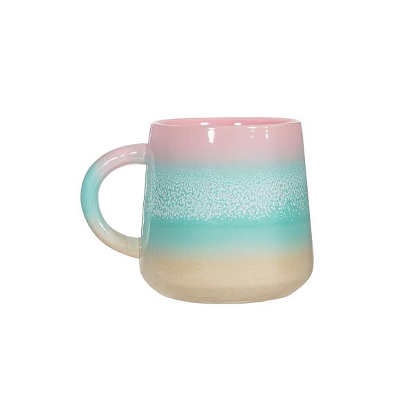 Pastel Ombre Pink/Green Mug