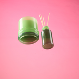 Bougie Stacked Bright Green and Dark Green - Minty Verde | Fleux | 15