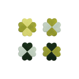 Lot de 4 Dessous-de-verre Trèfles | Fleux | 2
