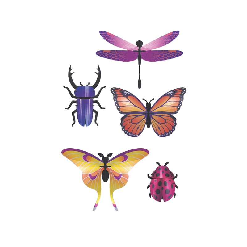 Paper Insect Set - Purple