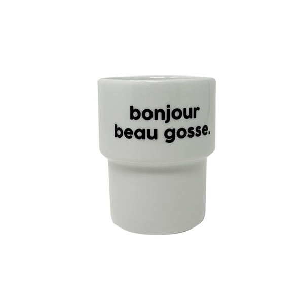 Porcelain cup - Hello Handsome Guy