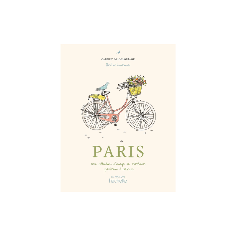 Paris - Collection of Parisian designer coloring pictures