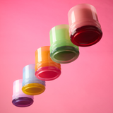 Bougie Stacked Pink and Red - Saffron Rose | Fleux | 18