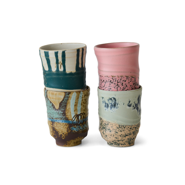 Set de 4 coffee mugs