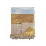 Plaid Isnel Jaune Coton Recyclé | Fleux | 4