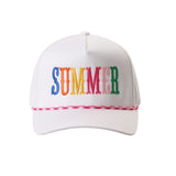 Casquette Baseball Brodée Trucker Summer - Rose vif | Fleux | 2